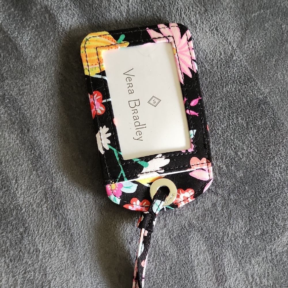 Vera Bradley Colorful Floral ID Holder